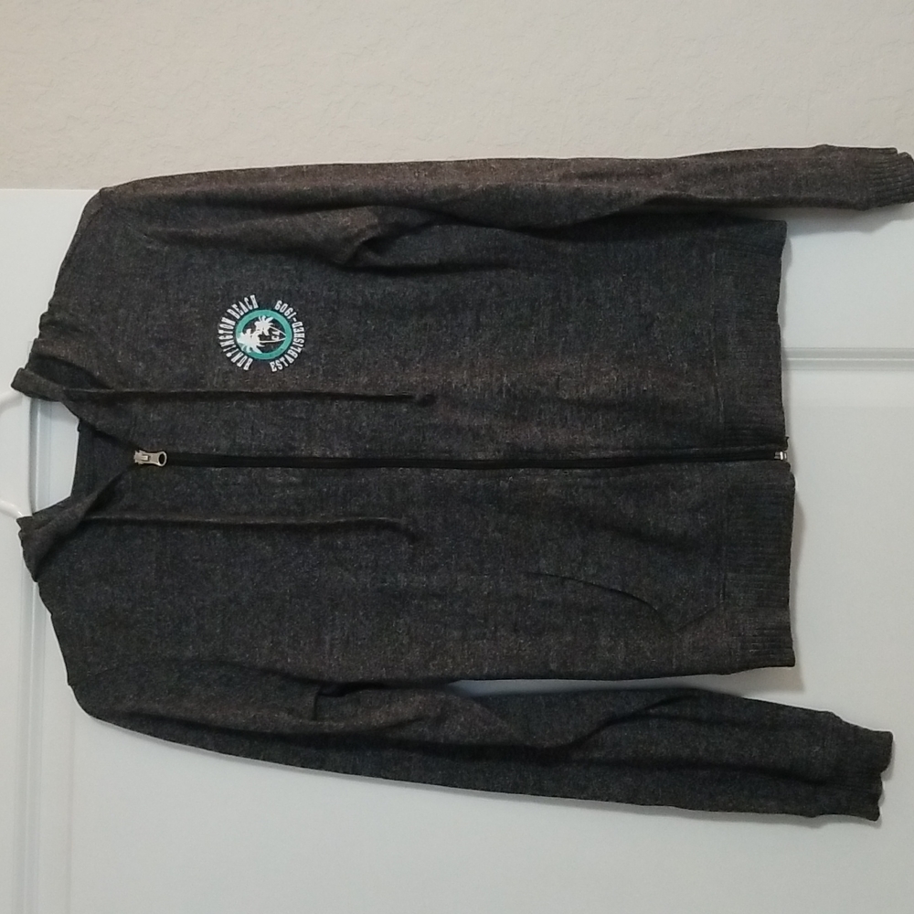 Dark Heather Women's Zip-Up Hoodie